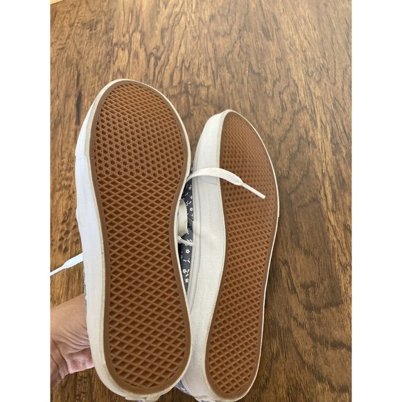 Vans Woman's Size 7.5 Canvas Floral Print Sneaker Shoe Low Top Lace Ups - Picture 8 of 11